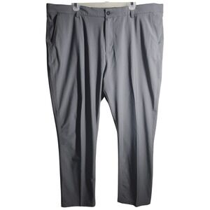 Greg Norman Mens Gray Golf Flat Front Performance Stretch Pants Size 42x31